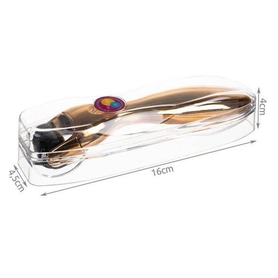 Valjak za masažu s mikroiglicama ISO TRADE, 3u1 set, 0.25mm, 0.5mm, 1.5mm, Derma Roller, mezoterapija iglicama